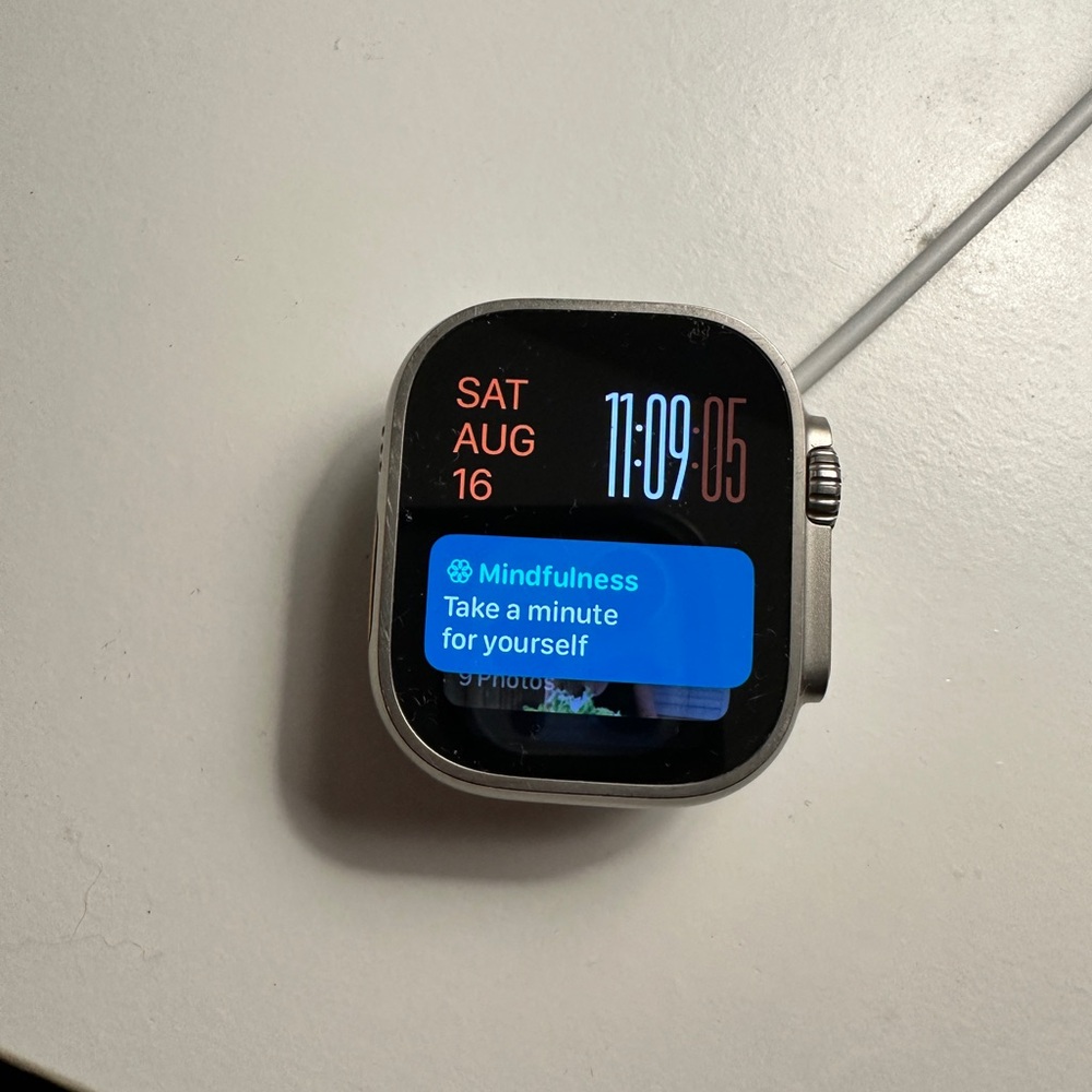 ⌚️ Apple Watch Ultra Titanium – Rugged, Sleek, Adventure Ready! 🔥